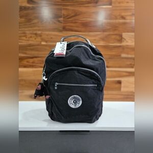 Kipling Backpack Black Large Laptop Bookbag Travel NEW Seoul